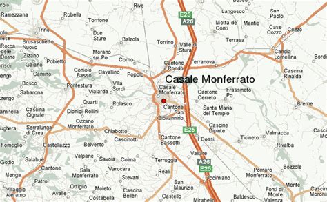 trans casale monferrato|Casale Monferrato Map